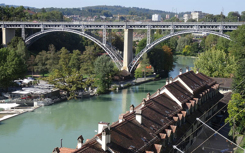 Ausführungsplanung, statische Nachweise zur Festen Fahrbahn sowie die Schienenspannungsberechnung und Relativverschiebungen für die Stahlbrücke Kirchenfeldbrücke in Bern