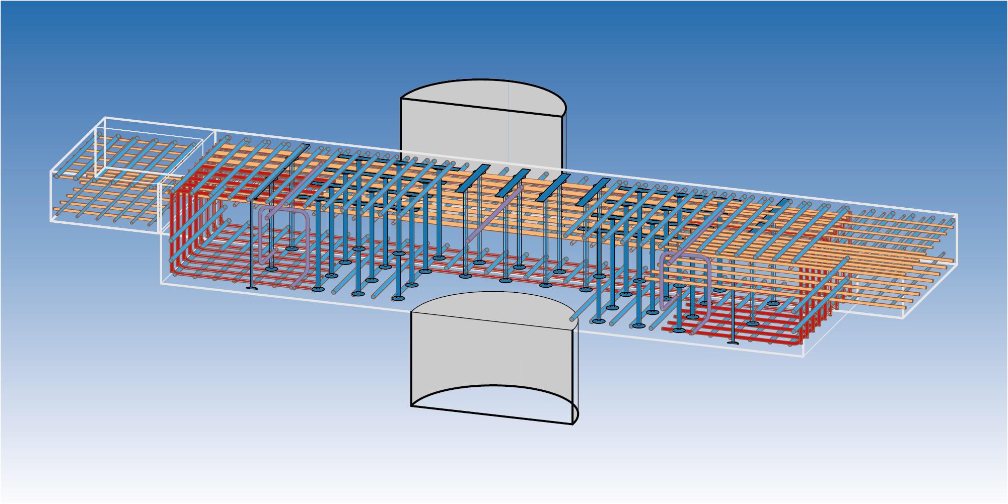 3D-Bewehrungsplanung (Decke und Deckenverstärkung)